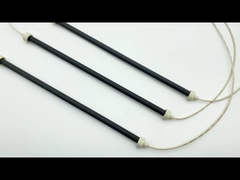 سفارشی سازی کوارتز گرمایش لامپ مادون قرمز 220 ولت تک لوله لوله سیاه موج بلند