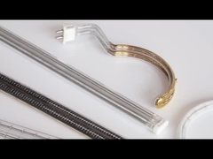 پوشش موج متوسط ​​سفید هالوژن مادون قرمز گرمایش رادیاتور دو لوله