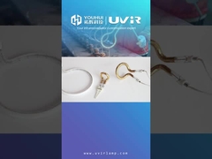 لامپ های مادون قرمز حلقه ای UVIR، پوشش سفید لامپ های لامپ های هالوجن لوله ای کوارتز 230V 1500W