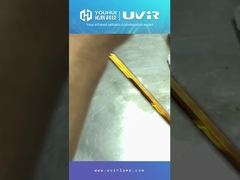 لامپ گرمایش کوارتز نوع U با پوشش سفید لامپ گرمایش کوارتز تحت قرمز