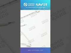 SK20 لامپ هالوژن مادون قرمز گرمایش کوارتز تک لوله 200-4000 وات عنصر گرمایشی