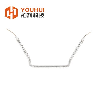 لوله المنت حرارتی مادون قرمز کوارتز صنعتی با توان ۱۵۰-۶۰۰۰ وات و طول عمر ۵۰۰۰ ساعت