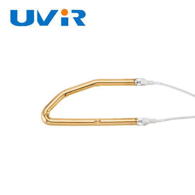 قیمت خوب لوله المنت گرمایشی مادون قرمز موج کوتاه سه بعدی 1380 وات 230 ولت با روکش طلا آنلاین