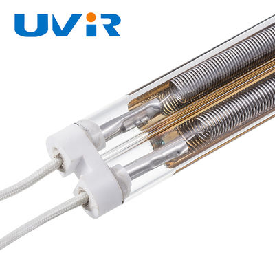 قیمت خوب لامپ مادون قرمز موج متوسط 4400 وات، لوله کوارتز با روکش طلا آنلاین