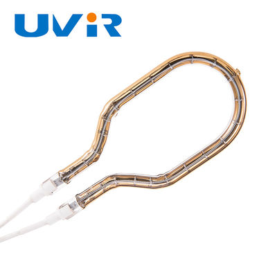 قیمت خوب لامپ گرمایش مادون قرمز لوله کوارتز رفلکتور طلا 200-6000W آنلاین