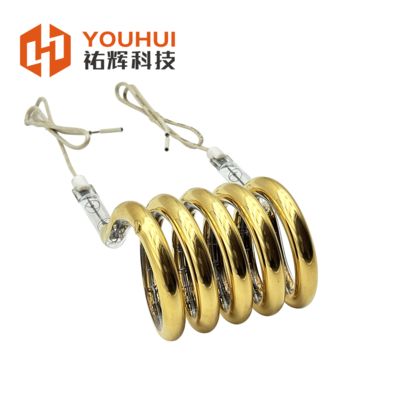 قیمت خوب 24-575V Voltage 39-600mm Outside Diameter 1100-2600℃ Filament Temperature Ring Infrared Lamp Circular Infrared Heater Tube آنلاین