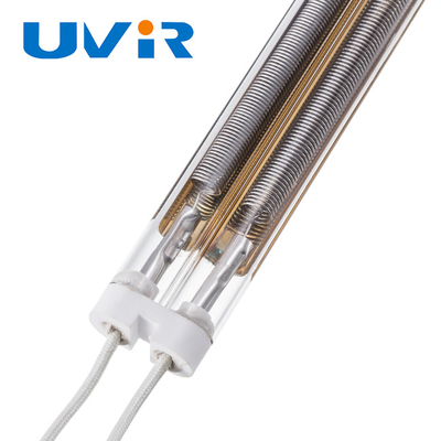 قیمت خوب لامپ مادون قرمز موج متوسط ​​3250W، لامپ گرمایش Ir با روکش طلا آنلاین