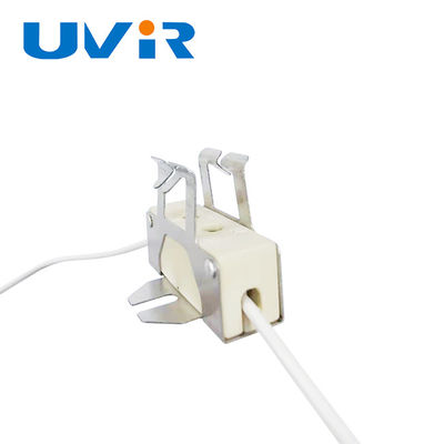 قیمت خوب سرپیچ لامپ مادون قرمز 250 ولت 10 آمپر با گیره آلومینیومی سرامیکی آنلاین