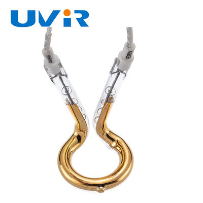 قیمت خوب لامپ مادون قرمز حلقه طلایی 650 وات 240 ولت، قطر بیرونی 52 میلی‌متر، گرمایش موج کوتاه آنلاین