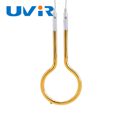قیمت خوب لامپ گرمای مادون قرمز موج کوتاه UVIR 1kW برای جوش پلاستیک آنلاین