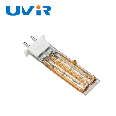 Good price بخاری لامپ مادون قرمز کوارتز Twin Tube TC04 500W 115V با رفلکتور طلایی آنلاین