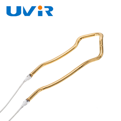 Good price لامپ حرارتی مادون قرمز لوله گرمایشی هالوژن طلایی شکل سه بعدی برای رنگ آنلاین