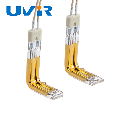 لامپ گرمایش مادون قرمز کوارتز هالوژن با روکش طلا 1380 وات 230 ولت