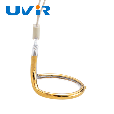 قیمت خوب لامپ گرمایش مادون قرمز با حلقه کوارتز با روکش طلا UVIR، 100-7600 وات آنلاین
