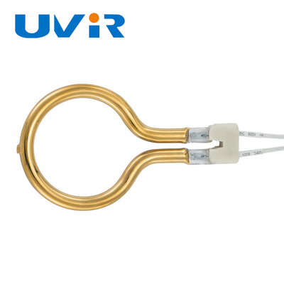 Good price لامپ های مادون قرمز حلقه لوله کوارتز، لوله لامپ حرارتی مادون قرمز قطر 8-14 میلی متر آنلاین