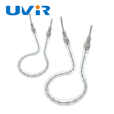 لامپ گرمایشی هالوژن حلقوی مادون قرمز کوارتز 100-7600 وات