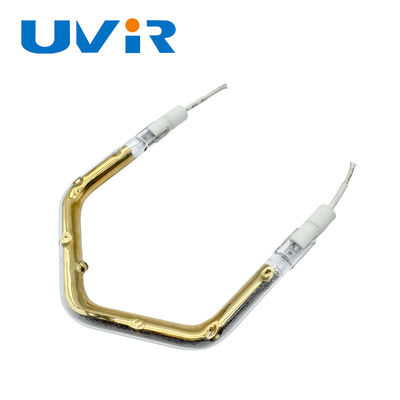 قیمت خوب لوله مولتی فلور 150-6000W با ولتاژ 45-480V و بازتاب دهنده طلا برای فرآیندهای صنعتی آنلاین