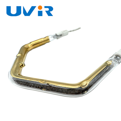 لوله گرمایش مادون قرمز پوشش طلا 45-480V 150-6000W