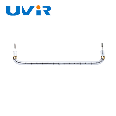 لوله حرارتی مادون قرمز کوارتز U-Shaped UVIR 8-14mm 1100-2600C