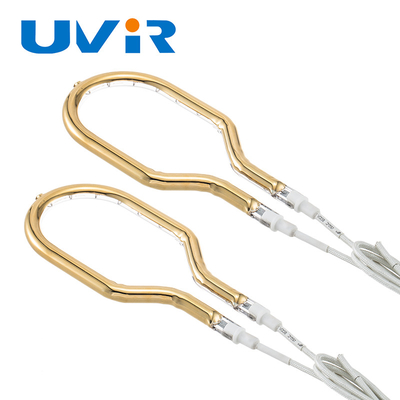 قیمت خوب لامپ گرمایش مادون قرمز حلقه طلایی UVIR 200-6000 وات برای کوره های صنعتی آنلاین