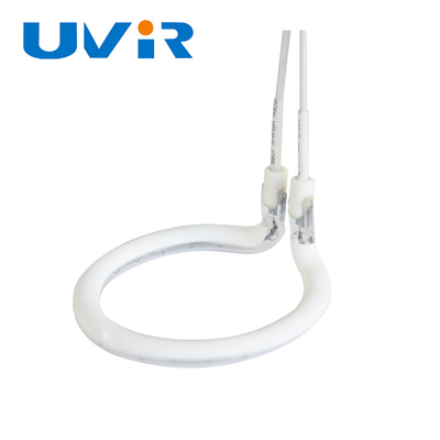 قیمت خوب لامپ مادون قرمز حلقوی کوارتز UVIR با قطر 39-606 میلی‌متر، ولتاژ 55-575 ولت، بازتابنده سفید آنلاین