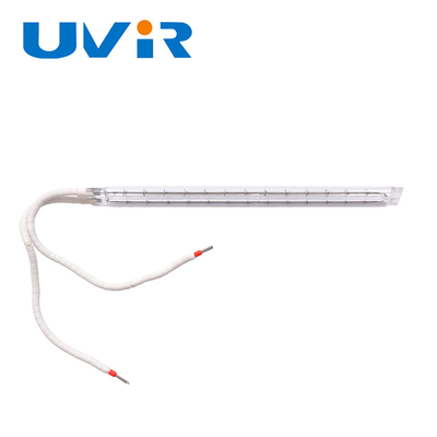 قیمت خوب لامپ گرمایش مادون قرمز هالوژن موج کوتاه با لوله دوقلو 200-6000 وات 55-575 ولت آنلاین