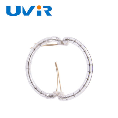 لوله المنت گرمایش مادون قرمز کوارتز شفاف شکل سه بعدی 150-6000 وات برای گرمایش صنعتی