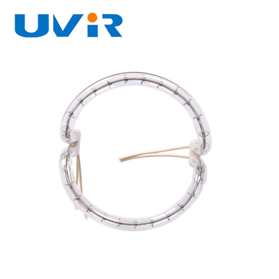 لوله گرمایش مادون قرمز کوارتز شفاف برای جوش پلاستیک 1800-2200 درجه سانتیگراد