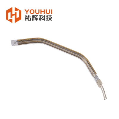 قیمت خوب لوله گرمایش مادون قرمز پوشانده با طلا 150-6000W آنلاین