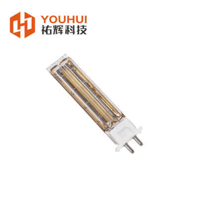 لامپ مادون قرمز دو لوله ای 420W 120V با پوشش طلا برای چاپ سه بعدی