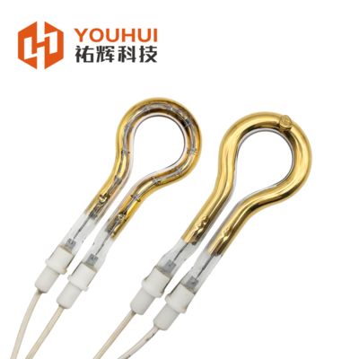 قیمت خوب Single Tube Short Wave Gold Coating Infrared Heating Element Tube 150-6000W with 85% Heat Efficiency and 5000-20000h Lifespan آنلاین