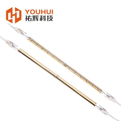 قیمت خوب پوشش طلا 600W R7S لامپ مادون قرمز کوارتز برای گرمایش صنعتی و خشک کردن رنگ آنلاین