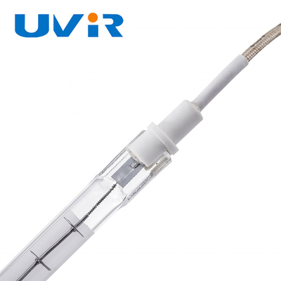 لامپ‌های مادون قرمز کوارتز تک لوله با زمان پاسخگویی 1 ثانیه، طول کل 500 میلی‌متر و طول گرمایش 430 میلی‌متر برای کاربردهای صنعتی