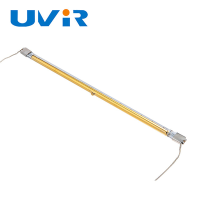 لامپ گرمایش مادون قرمز هالوژن کوارتز SK17 با بازتابنده طلایی 2000 وات