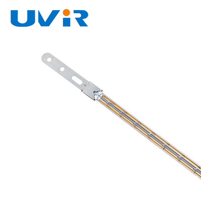 لامپ خنک کننده کوارتز 3000 ولت 400 ولت پوشانده با طلا با پایه X