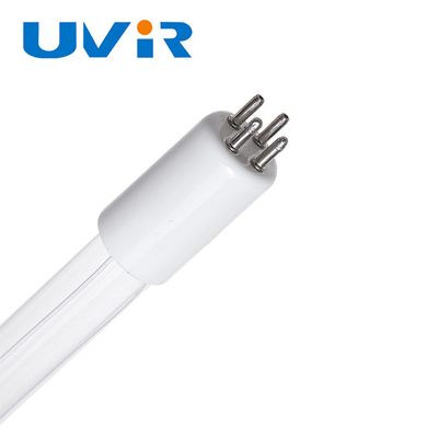 55W 254nm UVC لامپ میکروب کش 1148mm لوله کوارتز