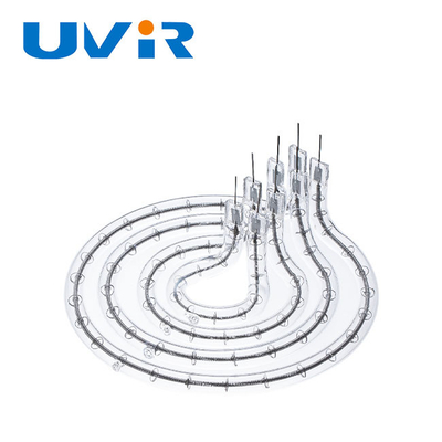 لامپ گرمایش مادون قرمز رشته ای هالوژن 480 ولت 6000 وات، قطر 511 میلی متر