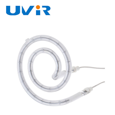 Good price لامپ های مادون قرمز حلقه سفید نوع O با راندمان بالا رشته شیشه ای کوارتز حفره ای شفاف آنلاین