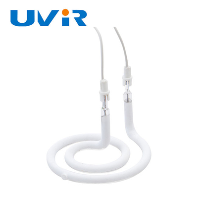 Good price لامپ مادون قرمز حلقه ای UVIR لامپ مادون قرمز با پوشش سفید کوارتز لوله هالوژن 230 ولت 1500 وات آنلاین