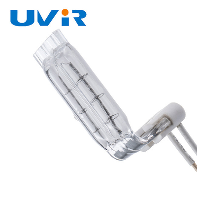 150-6000W کوارتز شیشه 3D شکل L نوع پوشش سفید لامپ مادون قرمز