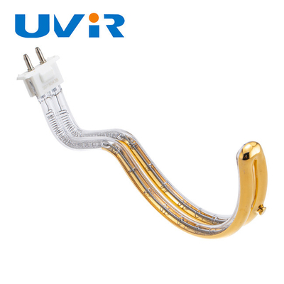 عنصر گرمایش مادون قرمز لوله کوارتز 3D 240V 600W