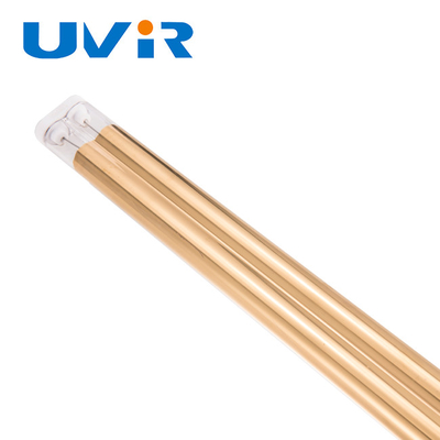 Good price 200-10000w Uvir پوشش طلا دو لوله لامپ کوارتز IRP لامپ مادون قرمز برای ماشین چاپ آنلاین