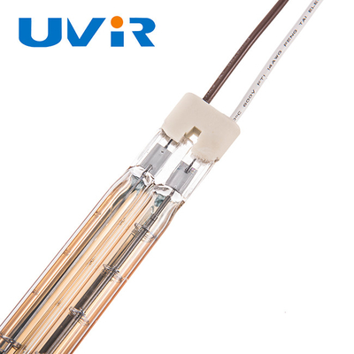 لامپ گرمایش مادون قرمز 5400 وات 11x23 میلی‌متری با روکش طلا برای دستگاه‌های چاپ