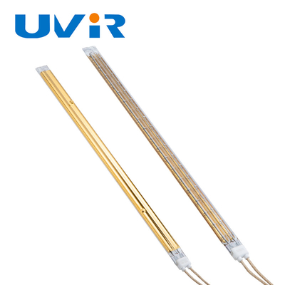 لامپ حرارتی مادون قرمز هالوژن کوارتز TC05 3825W 400V طلایی